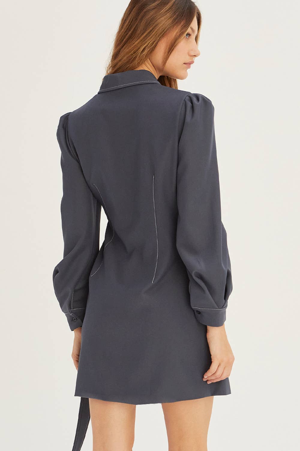 Hayley Blazer Surplice Mini Dress