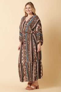 VINTAGE TRIBAL MAXI DRESS