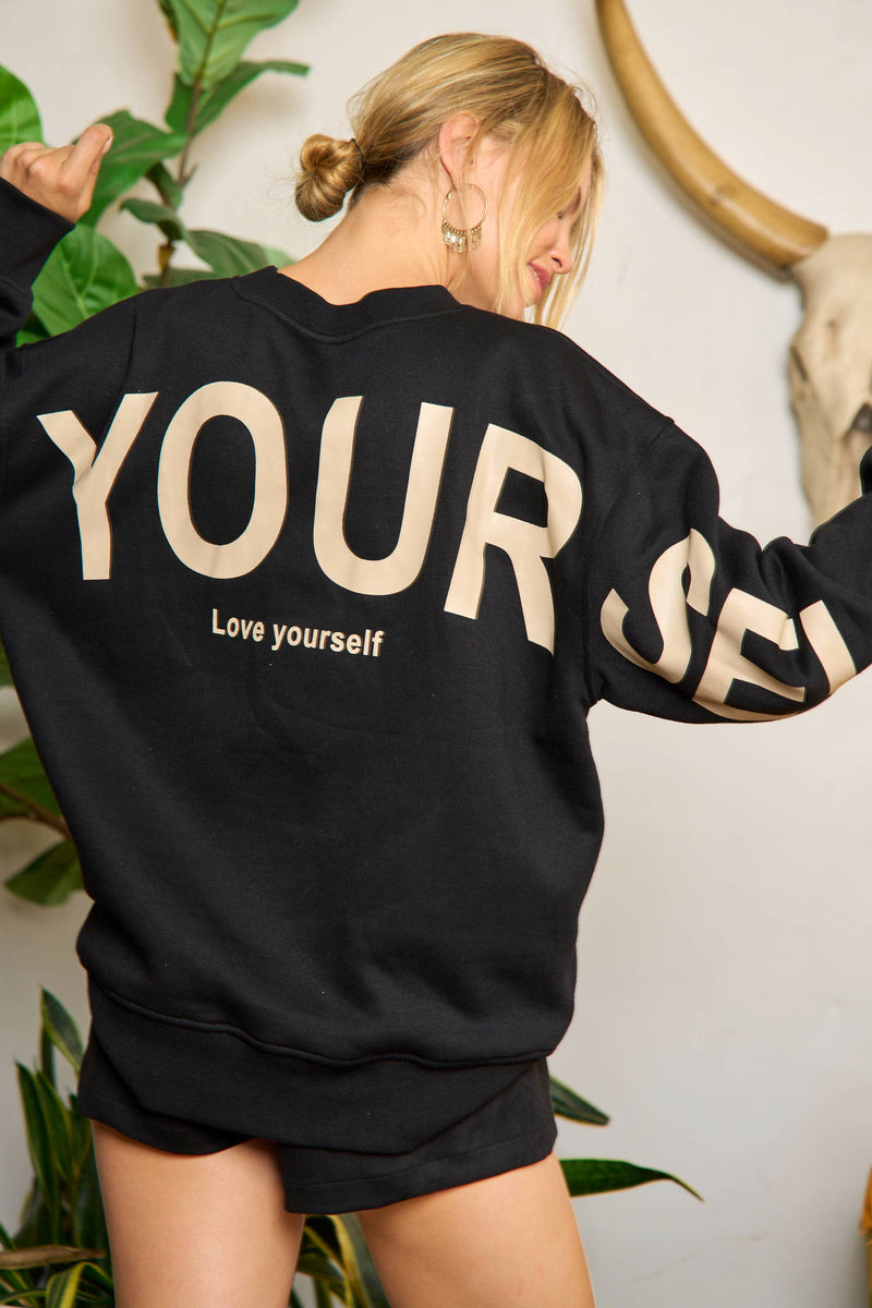 BE YOURSELF SWEATSHIRT