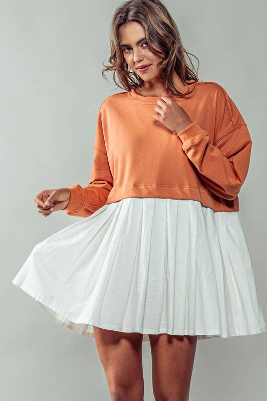 FLOAT SWEATER DRESS